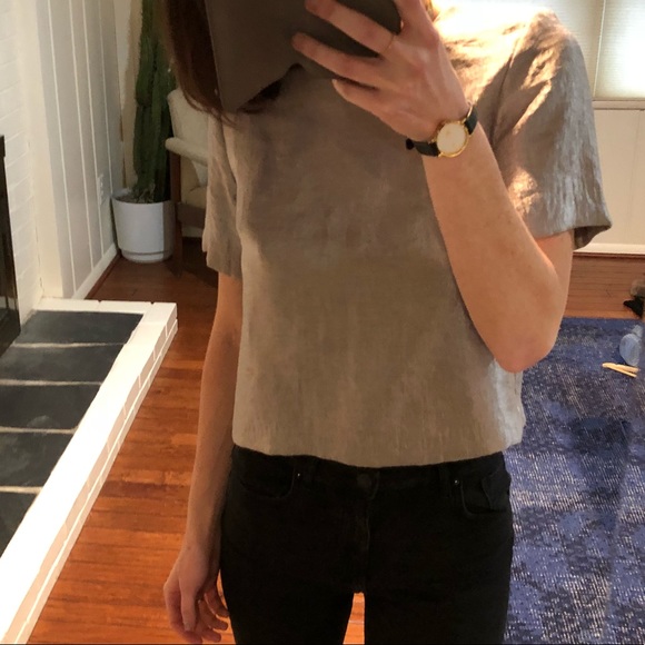 Vintage metallic-ish crop top. Perfect condition. - Picture 5 of 5